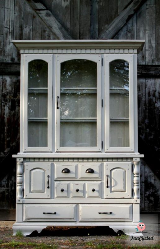 White china online hutch for sale