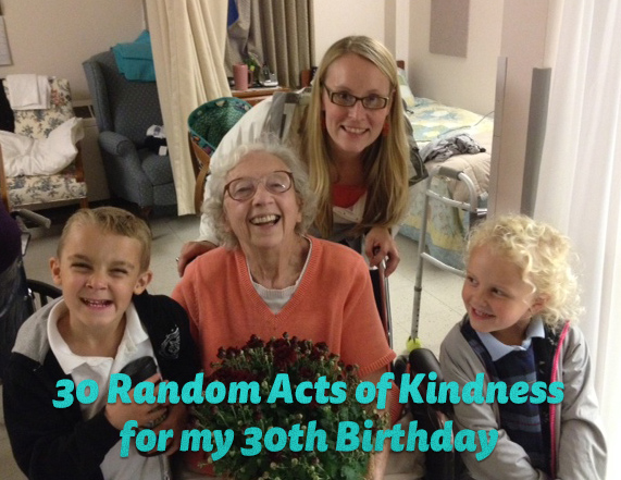 30 Random Acts of Kindness for My 30th Birthday