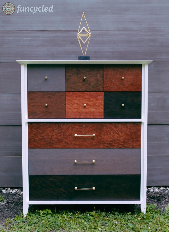 Mid Century Patchwork Dresser