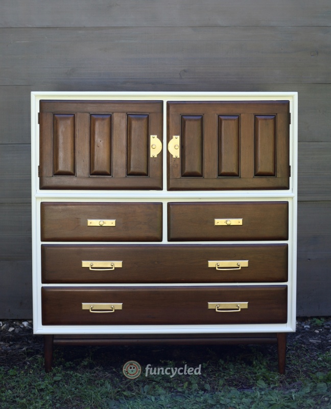 Mid Century Tall Dresser