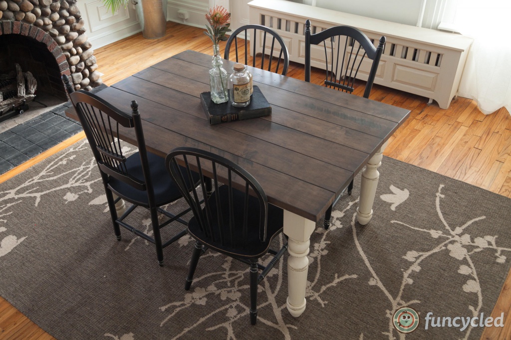 Thick Maple Top FarmHouse Table