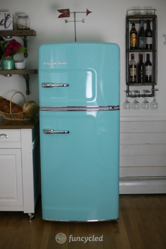 Custom Built Buffet with Mini Fridge - FunCycled