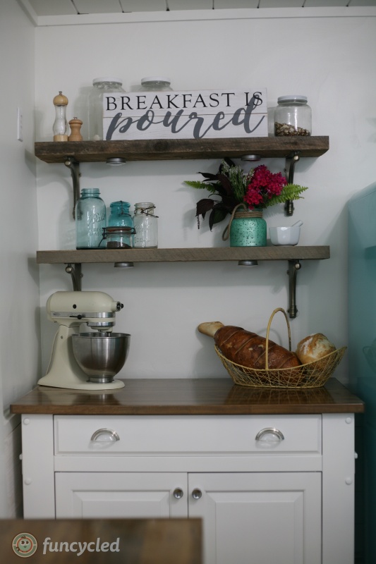 Custom Built Buffet with Mini Fridge - FunCycled