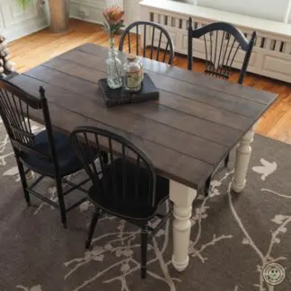 Thick Top Solid Maple Farm House Table - Custom Built