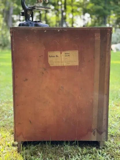 Vintage Black Wood Nightstand End Table - Image 7