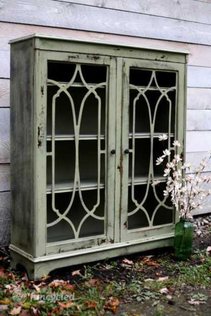 Sage Distressed Cabinet - FunCycled