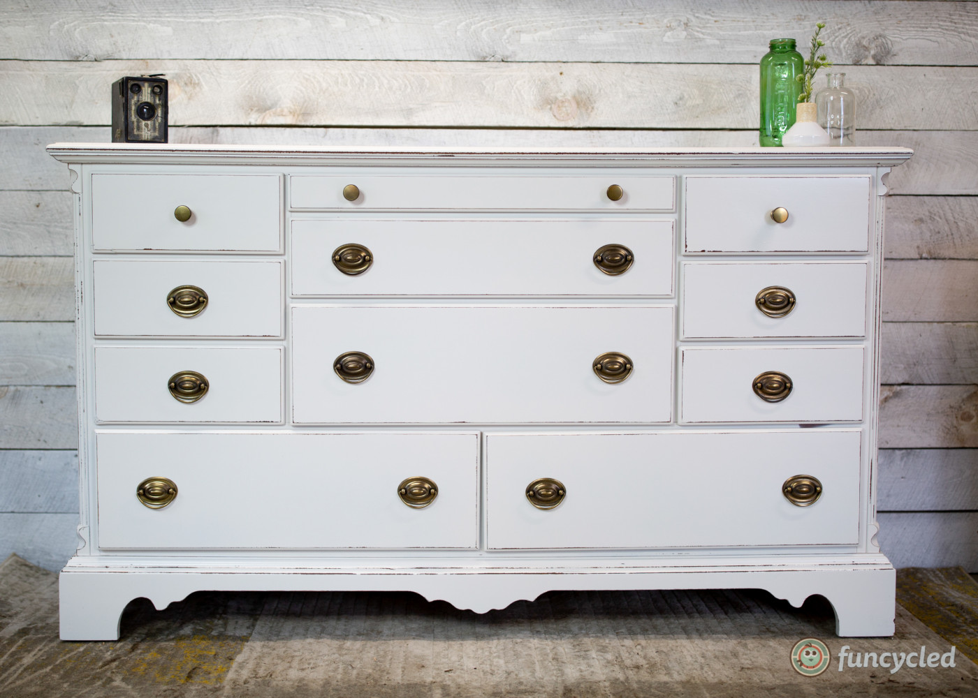 White Long Dresser For Sale Funcycled