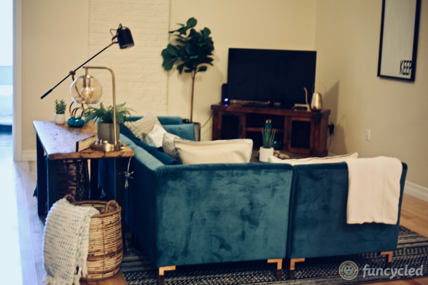 View of Modern Industrial Apartment Design - FunCycled - Interior Design ...