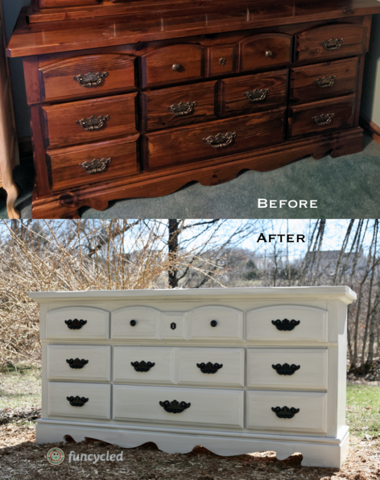 5 Tips From a Quarantined Extrovert + Pine Bedroom Set Makeover - FunCycled