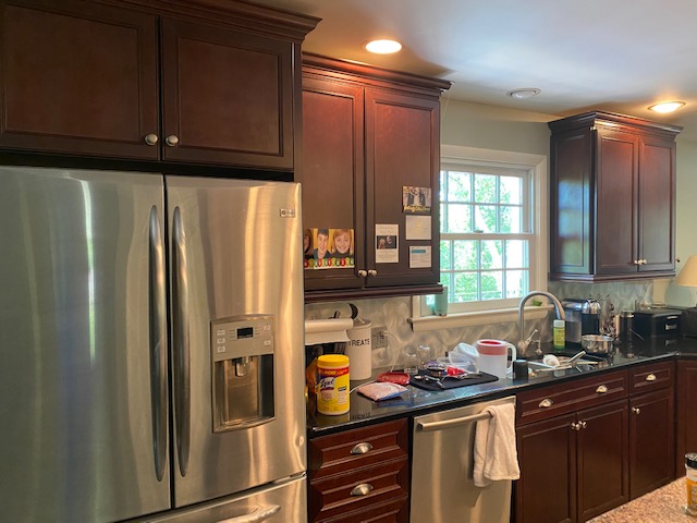 Cherry Cabinets Without Painting, How To Update Cherry Kitchen Cabinets Without Painting