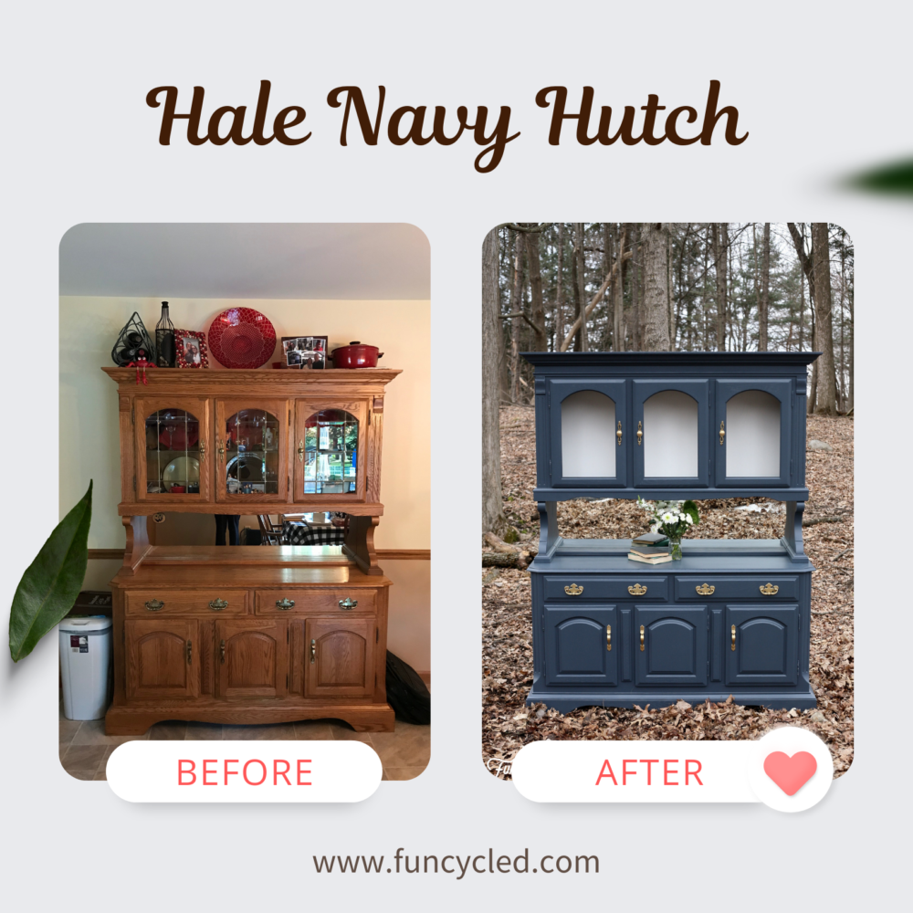 The easiest ever DIY Hutch Makeover Using Chalk Paint