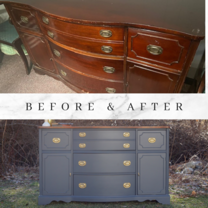 Antique Buffet Makeover - Tuesday's Treasures - FunCycled