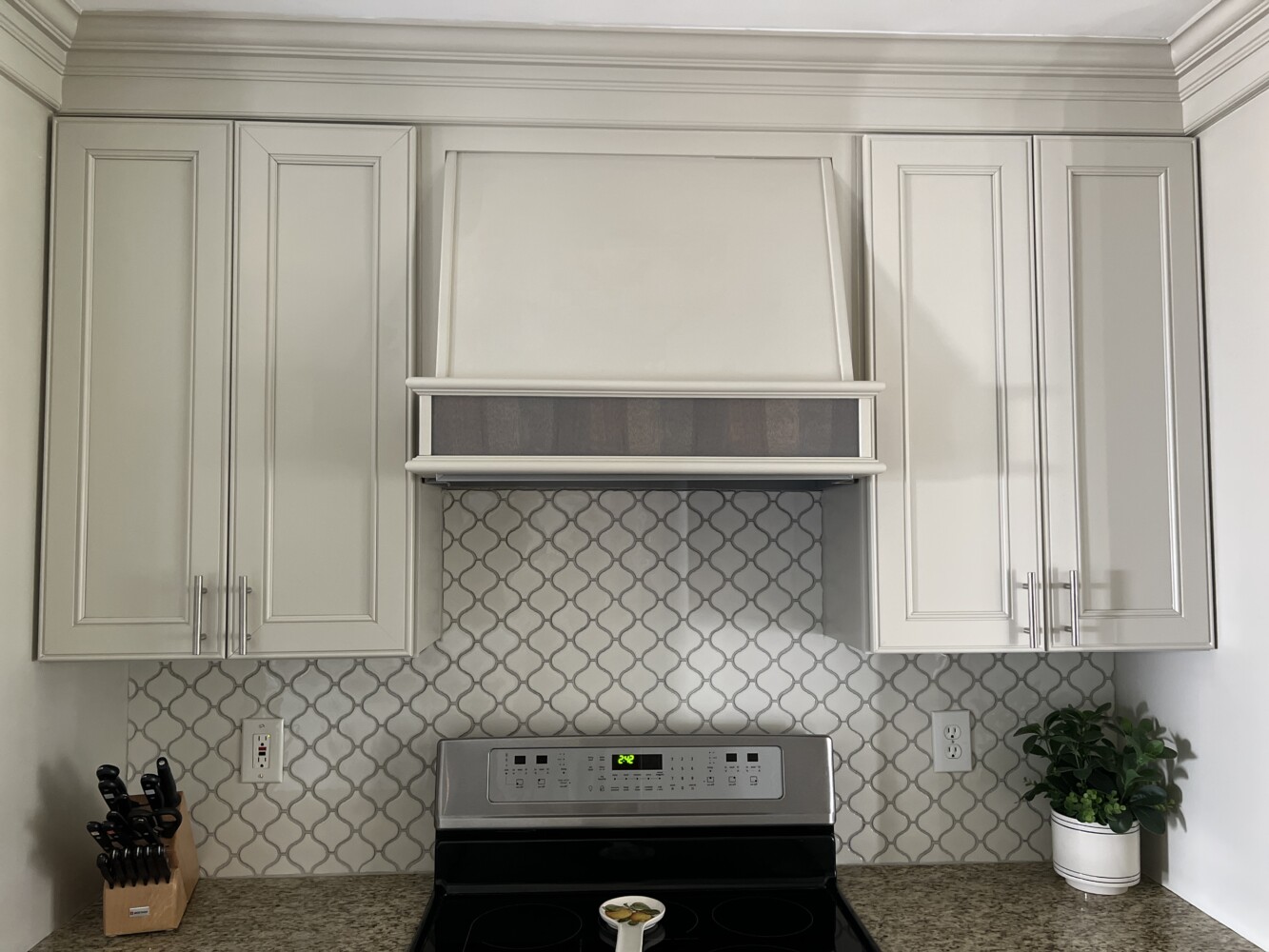 Replace your Microwave with a Hood Vent + Revere Pewter Kitchen ...