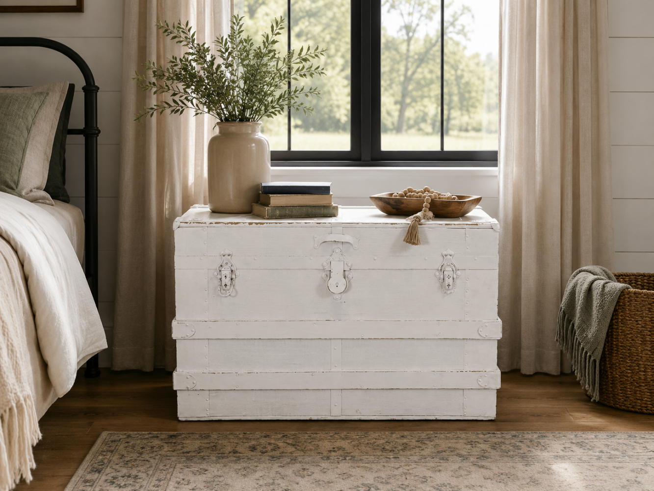Vintage White Trunk