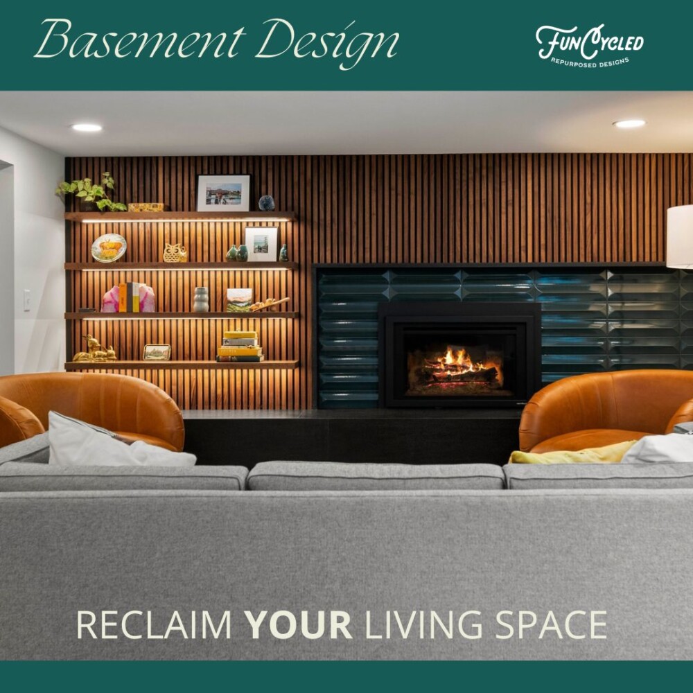 Mid Century Basement Design