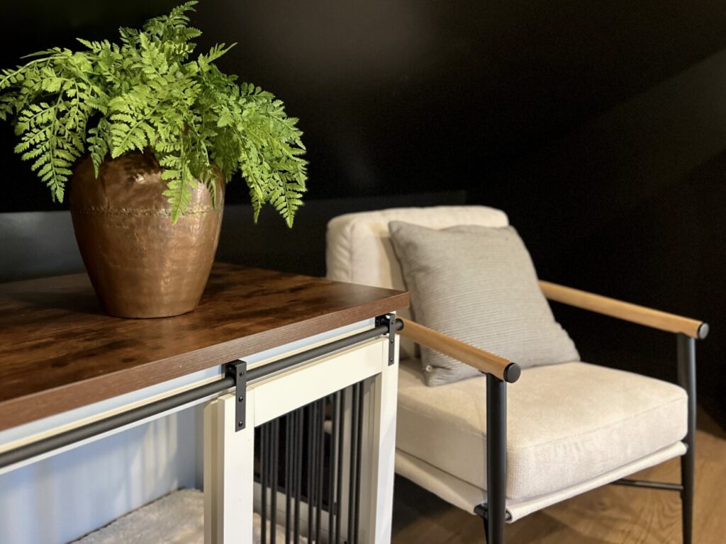 sitting area in attic