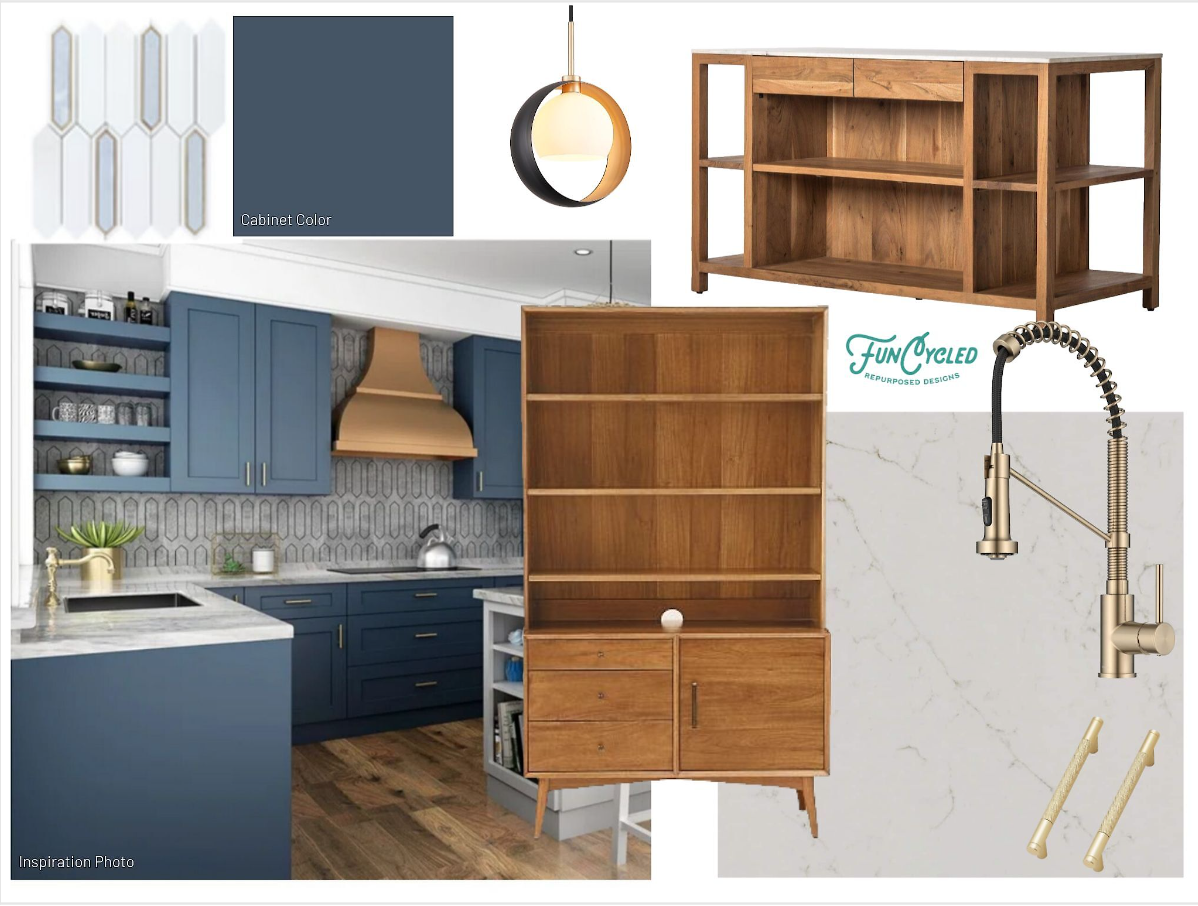 Kitchen Transformation: Painted Cabinets, Open Shelving & Backsplash ...